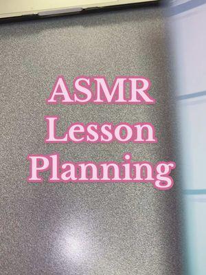 Lesson Plan With Me🩷 #asmr #pencil #writing #teacher #planning #lessonplan #asmrsounds #asmrvideo #asmrtok #asmrtiktoks #teachertok #tiktokteacher #teachersoftiktok 