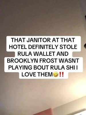 Janitor was the only one hostile and mad they looking for rula stuff🤣🤣#rula #brooklynfrost #fypシ゚viral #foryoupageofficiall #foryoupage #stolen #wallet 