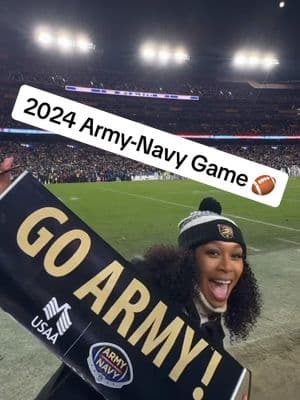 First Army-Navy game for me and it was ELECTRIFYING ⚡️ Go Army! 🏈🇺🇸 #miltok #militarytiktok #armytok #armytiktok #navytok #navytiktok #goarmy #usma #westpoint 