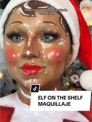 MAQUILLAJE DE ELF ON THE SHELF🧝🎄DÍA 4 #michmoon #maquillaje #navidad #elfontheshelf #elfo 