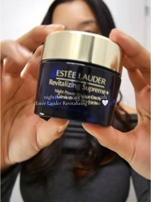 Late Night? Thanks to @Estée Lauder Revitalizing Supreme + Night Power Bounce Creme, you can look like you got teo nights of sleep in one !! #GiftedbyEsteeLauder #RevitalizingSupreme #NighttimeSkincare  @Community X SEEN #Communityxseen #skintransformation 