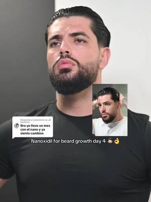 Respuesta a @JD Sandoval Nanoxidil for beard growth day 4 🧔🏻👌 • See you tomorrow on day number 5 🤝👋 • Nanoxidil 5% and stimuroller available in the Orange cart or my tiktok shop  #hairgrowth #hair #beardoil #beardgrowth #bigote #nanoxidil #dermaroller #fyp #hairserum #hairgoals 