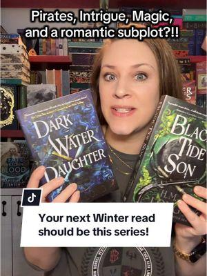 Make this series your next winter read—it’s so criminally underrated!! 😍 Amazing worldbuilding, romantic subplot, super cool magical creatures and weather magic, plus pirates?!! A little slower paced at times, but still tons of action. I cannot wait for book three!! 📚 #darkwaterdaughter #blacktideson #underratedbooks #thewinterseaseries #hmlong #fantasybooktok #bookswithpirates #winterbooks #redtempestbrother #titanbooks  Underrated fantasy books, books to read in winter