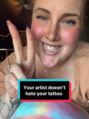 #stitch with @elizaisntfunny your tattoo artist does not hate your tattoo, and even if they did… the only person who needs to love your tattoo is you 💖 #tattooartist #tattoo #ladytattooer #stpaulmn #stpaul #stpaulminnesota #mntattoo #minnesota #minneapolis #minnesotatattoo #midwesttattoo #weird #neotraditionaltattoos #neotraditionaltattoo #neotrad #neotraditional #neotradtattoos 