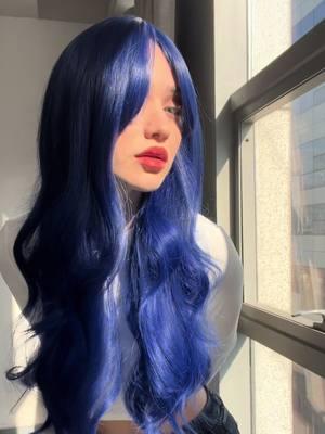 Electric Cobalt Blue option with curtain bangs! In case if you haven’t found your Jinx wig yet💙#wigtok #usa_tiktok #usa_tiktok #fypツ #ladygrayywigs #syntheticwig #wig #ladygrayy #bluewig #jinxarcane 