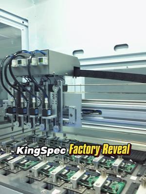 KingSpec's factory is where precision meets efficiency. Join us on the cutting edge of storage technology. 🌐 #KINGSPECManufacturing #GlobalStandards #Manufacturing #Factory #Production #Process #ManufacturingProcess #Technology #QualityControl #KingSpec #KingSpecSSD #ssdsupplier #solidstatedrive #PortableSSD