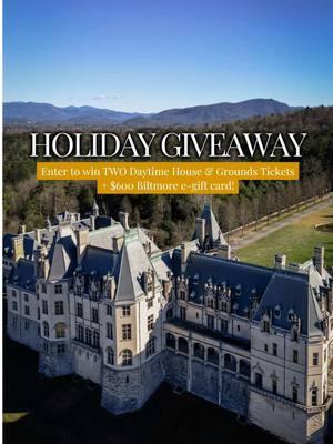 𝐇𝐨𝐥𝐢𝐝𝐚𝐲 𝐆𝐢𝐯𝐞𝐛𝐚𝐜𝐤 𝐆𝐢𝐯𝐞𝐚𝐰𝐚𝐲 🎄✨ Head over to our Instagram lage to enter to win TWO Biltmore Daytime House & Grounds Tickets + a $600 Biltmore e-gift card!  This holiday season, your visit to Biltmore and Asheville means more than ever ♥️ As our region recovers from Hurricane Helene and Asheville faces a 70% drop in tourism, supporting local businesses isn’t just important—it’s vital. Every visit, every purchase, and every share helps rebuild what makes this area so special. ✨ Let’s come together to celebrate the holidays and give back to our community. Enter and be a part of the recovery while experiencing the magic of Biltmore!  #TravelGuidesAsheville #biltmore #biltmoreestate #biltmorechristmas #asheville #ashevillenc #828isgreat #visitasheville #exploreasheville