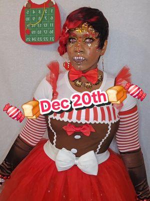 Dec 20th Day 20 from MoE's 25dayz of Christmas Challenge 2024 🍬🍞🤎Gingerbread Lady 🤎🍬🍞 @MoE #redandwhitestripes #brown #brownmakeup #transition #outsidetransition #faceart #facejewels #glittermakeup #creativemakeup #faceartmakeup #25daysofchristmaschallenge #25daysofchristmas #25daysofchristmasmakeup #25daysofchristmasoutfits #25days #countdowntochristmas #christmascountdown #December2024 #December #Christmas #Christmas2024 #merrychristmas #fitcheck #outfitofthenight #gingerbreadlady #Gingerbread #gingerbreadcostume #gingerbreadcosplay #redandwhite #redhair #brownmakeup #redandwhitestripes #tutu #surprisesurprise 