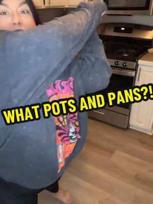 What pots and pans are you using?!? Whats your favorite?! Sorry ignore my kids they were wrestling 🥲  #potsandpans #unaestheticmom #unaesthetic #kaylaboudin #brokebitch #pots #pans #cooking #unaestheticcooking