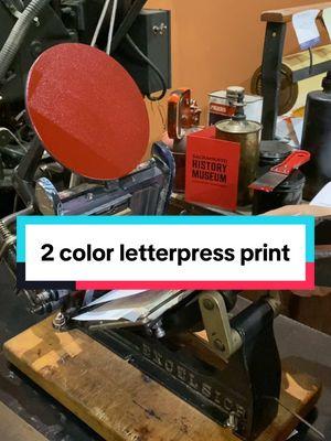 We get a lot of questions from viewers about making a letterpress print using two colors of ink. When it comes to our printing presses, one ink color can be used per impression.  In this video, Jared demonstrates making a two color print using a 3x5 Kelsey Excelsior tabletop printing press. The two electrotypes used for this print were made 90-100 years ago and would be used for printing Christmas greeting cards.  This was printed using rhodamine red and green rubber base inks. We are not sure if these are the best ink colors for this image but this might be one of the most difficult prints we have shown so far. These are for personal holiday cards. #SacHistoryMuseum #sacramento #museum #history #letterpress #printingpress #asmr #art #printing #merrychristmas #christmas #happyholidays 