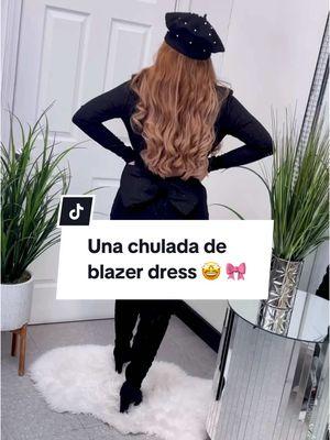 Una chulada de Blazer Dress 🤩 Cual color te pondrias rojo o obscuro ?  Comenta 😘💋  TikTok  #foryou #fashion #tiktok #dresses #viral #parati #viralvideo #blazerdress #elegantdress #christmasdress #christmasoutfit  