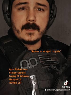"No Place For An Agent...." As Guardian takes a few moments to rest, rearm and relax, a Christmas party comes to life at the JTF outpost he was hunkering down at. Despite his social awkwardness, he decides to stick around for a little bit and watch the party unfold and become lively. Only a few minutes after the party comes to life, Guardian decides to take his leave, gearing up for yet another dark and cold trek into the 31°F weather in southern Illinois, still making his way to Knoxville to link up with his team. However, one woman has something to say about that... #divisionagentsoftiktok #divisionagents #divisionagent #actor #acting #storyarc #cosplayers #cosplayer #cosplay #occosplayers #occosplayer #occosplay #fyp #foryou #xyzbca #tomclancy #ubisoft #thedivision #thedivision2 #christmas 