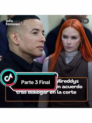 #DaddyYankee y su esposa #Mireddys González llegaron a un acuerdo en la demanda entre ambos por el control de las corporaciones Los #Cangris y El #cartelrecords  Según el acuerdo alcanzado entre las partes en el #tribunal de San Juan, Ramón Luis Ayala, nombre de pila de Daddy Yankee, regresará a la presidencia de las corporaciones, informó #wapatv . $75 millones en las cuentas se mantendrán intocables en las cuentas. El resto del dinero de las cuentas se podrá utilizar con garantía que cualquier transacción de más de 100 mil #dólares requiere aprobación de las partes. El cantante se comprometió en el Tribunal a dar un informe mensual a su aún #esposa #humbertoforyou #paratiiiiiiiiiiiiiiiiiiiiiiiiiiiiiii #history 