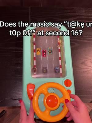 What does it sounds like to you?? I got way too caught up in this kid’s car racing game… #cargame #carracinggame #kidscsartoy #kidsracingtoy #racinggame #christmas #toddler #momtok #tiktokmoms #toddlermom #screenfreeplay #toddlervideogames #boymom #giftideaforkids 