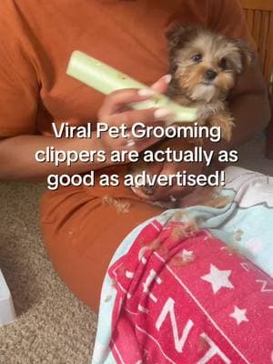 This is literally one of the most accurate TikTok shop products! My new puppy has the dopest new clippers! #dogclippers #pet #tiktokshopaffiliate #TikTokShop #viral #petgrooming #groomingdog 