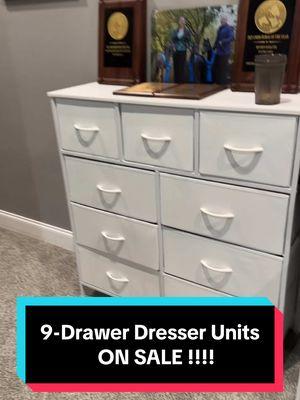 I am in love and obsessed with these super useful 9-drawer dresser units from My Depot !!! #9drawerdresser #mydepot #homefurnishing #homeorganization #homefurnishings #bedroomfurniture #bathroomfurniture #officefurniture 