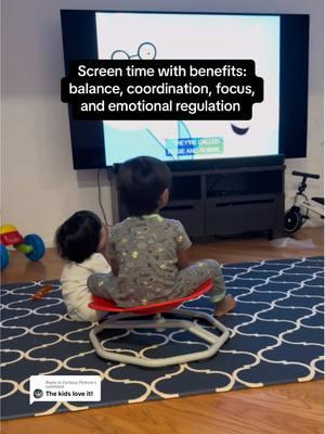 Replying to @Fantasy Pickum who knew screen time could be this productive with the sensory spin chair? . . . #SensorySpinChair #SpinChair #SensoryToys #VestibularSystem #Vestibular