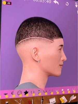 Download this Free app - Www.BarberChop.com - #barberchop #barberchopapp #barberia #pourtoipage #barbergame #berber #barbers #barbervideos #barbershop #barbers #barbe #familygame This hair design was created by @Clara💈 Barber Chop  