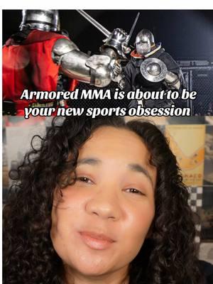 If you love the ren faire or merlin, let me introduce you to armored mma. #merlin #renaissancefestival #renfaire #sports #mma #boxing #armoredmma #nichesports #nichetok #womeninsports 