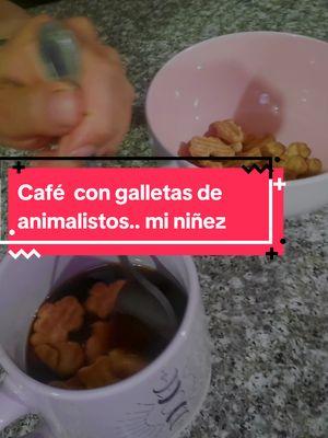 Galletas de animalitos con café.. mi niñez.#cafe #galletasdeanimalitos #recuerdos #foyoupage #tips 