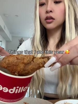 Things that I ate this year 🥰 (my fav was October 😉) @Jollibee @Jollibee USA @Buldak @Raising Cane's @Chipotle @DANIELLE @POP MART US @POP MART @Crumbl @Chili’s Grill & Bar  #jollibee #jollibeechickenjoy #jollibeehack #chickenjoy #chicken #friedchicken #buldak #buldakramen #buldakcarbonara #raisingcanes #canes #canessauce #caneschicken #innout  #flyingdutchman #innoutburger #innoutfries #innouthack #animalstylefries #burgersandfries #chipotle #chipotleburrito #chipotlehacks #dubaichocolate #pistachio #knafeh #smokedmussles #mussels #sushi #sushimukbang #sushilover #sashimi #salmon #labubu #labubuthemonsters #labubumacarons #labubuhaveaseat #labubusecret #duoduo #popmart #popmartunboxing #crumbl #crumblcookiesoftheweek #crumblecookie #crumblecookiereview #cookie #chilis #chilisbarandgrill #chilistripledipper #tripledipper #mukbang #mukbangeatingshow #eatwithme #fyp #fypシ 