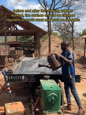 before and after the #shakingtable is worked, the surface should ne cleaned #gold recovery on the #shakingtable #goldrush #goldmining #mineral #goldmill #goldore #ballmill #mineralprocessing #jawcrusher #quarry #quartz #fyp #goldmine #lingheng #linghengmachinery #linghenggroup