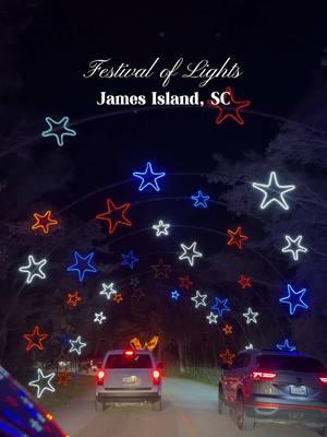 🎄✨ #charleston #jamesisland #fesitvaloflights #holidayactivities #charlestonsc #thingstodoincharleston #holiday #christmas #christmascountdown #lightshow #christmaslights 