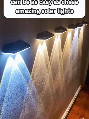 My favorite thing to gift for Christmas this year! #solarlights #solarlightsoutdoor #fencelights #outdoorfencelights #trending 