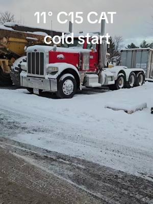 can't beat a cat. #cat #c15 #peterbilt #largecar#fyp #foryoupage 