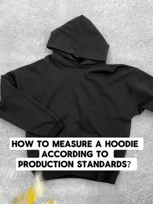 📝Measurement Guide（Hoodie）#clothingmanufacturer #hoodie #measurement #clothingbrandowner #clothingbrandstartup #clothingbrandtips #streetwear #jcee 