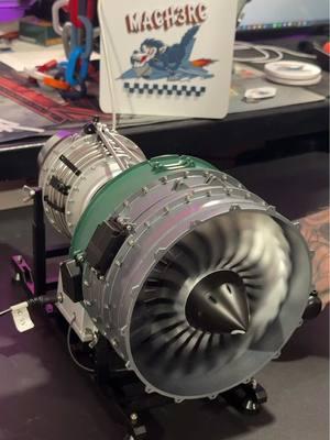 Is this jet engine the ultimate desk ornament for aviation nerds? It’s a wild kit! #aviation #jet #jetengine #aviationlovers #aviationdaily #aviationgeek #plane #planelovers #planes 