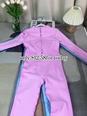 "Hit the Slopes in Style: Women's Zip-Up Ski Jumpsuit!" Stay warm and stylish on the slopes with this women's solid zip-up thumb hole ski jumpsuit. Designed for comfort and performance, this snug, long-sleeve snowsuit keeps you cozy while you enjoy outdoor skiing. Perfect for any winter adventure! #TikTokShop #ForYou #FYP #tiktokshopholidayhaul #spotlightfinds #SkiStyle #WinterGear #SkiOutfits #OutdoorSports