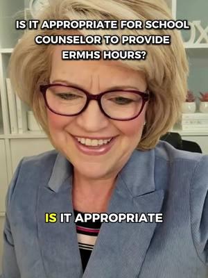 Is your school counselor delivering ERMHS hours? Let’s discuss the appropriateness and guidelines for mental health services in schools. 🧠📚 #ERMHS #SchoolCounselors #IEPServices #MentalHealthInSchools #SpecialEducation #ParentAdvocacy