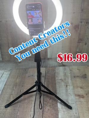 Perfect Lighting, Perfect Angles: The TYKOON 10” Ring Light with 63” Stand! #RingLight #ContentCreation #PerfectAngles #LightingGoals #TikTokGear #CreatorEssentials #TYKOONLight #VideoSetup #PhotographyTips #ContentCreators #AdjustableRingLight