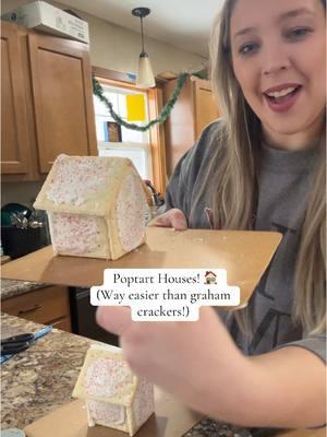 #GingerbreadHouse but with Poptarts! This is sooo easy! And budget friendly! 🏠🎄 #gingerbread #christmas #christmastraditions #christmas2024 #christmastiktok #christmascountdown #daycareprovider #inhomedaycare #jessicajordan44