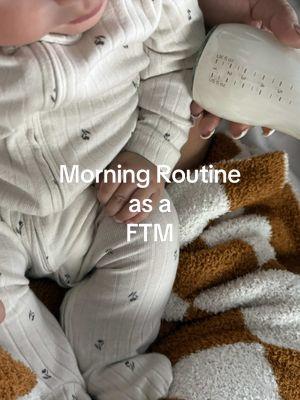 Hair and makeup not done… yup, here’s my realistic morning routine with a 3 month old as a first time mommy 🤍 #newmom #momcontent #girlmom #sahm #sahmlife #marriagelife #sahmmorningroutine #MomsofTikTok #momlife #babytiktok 