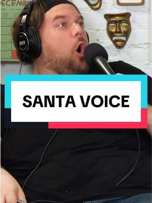 The Santa voice 🎅🏻🎄🤣 #santa #thedownsidepod #podcastclips #funny #standupcomedians #comedy 