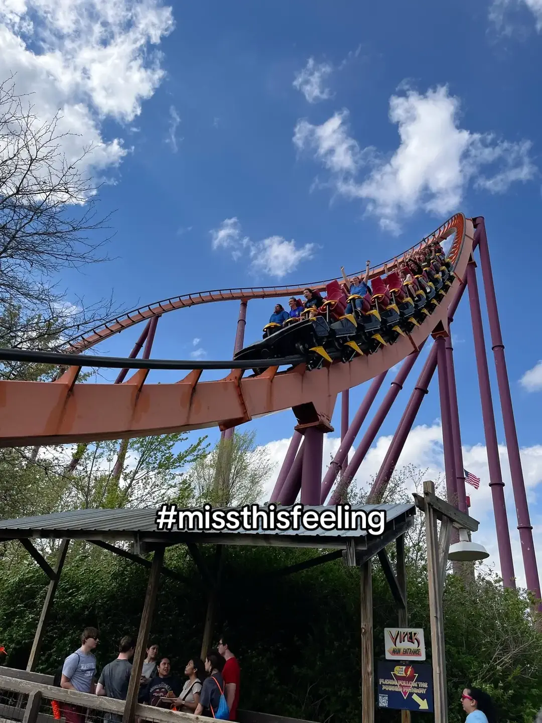 #trend #coastertok #foryoupage #fypシ #sixflags #sixflagsgreatamerica #illinois #missthis 