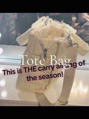 The viral puffer tote of the season from TikTok Shop #viraltote #tote #puffertote #totebag #viralbag #bag