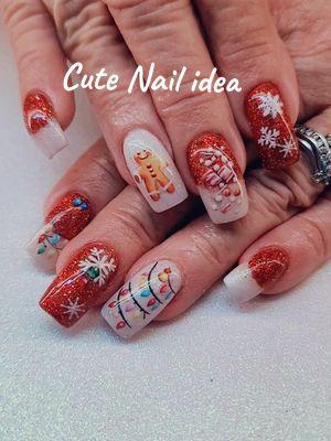 #creatorsearchinsights cute nail idea   #cutenailideas #nailideas #Christmastok #glitternails #glittergirlnails #kristalglittergirlnailsbarnett #notpolish #sacramentonails #sacramentotiktok #acrylicnails 