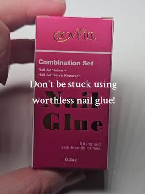 My absolute favorite glue for doing press on nails. #nailglue #nailgluehack #lovful #lovfulnails #lovfulnailglue 