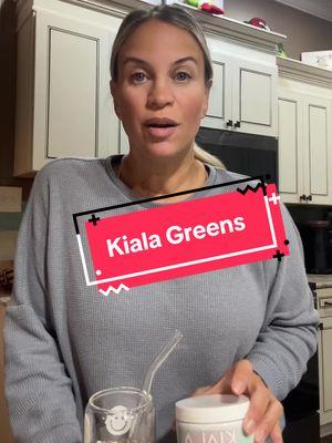 I don’t eat as much greens as I should so why not drink them in the morning?! These are delicious and helps start my morning! #kialagreens #kialanutrition 