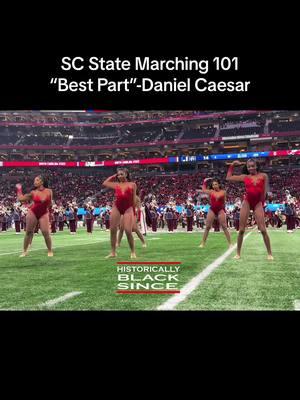 SC State University band Celebration Bowl halftime clips #hbcu #hbcuband #historicallyblacksince #blackexcellence #celebrationbowl #scstateuniversity 