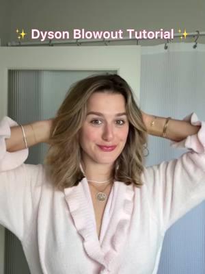 Here’s how I do my everyday blowout!! If I get a blowout at a salon it neverrr stays (sad 🥲) but I finally figured out a method & the products that keeps my hair bouncy and flowy all day long - hope this helps my fellow flat hair girlies! (I linked these products and my @dyson_usaon my ShopMy storefront - link in bio 🎀) #dysonhairtutorial #dysonairwrap #holidayhairstyles #hairtutorial #blowoutathome