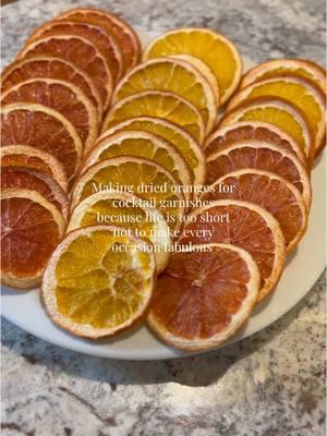 Making dried oranges for cocktail garnishes because life is too short not to make every occasion fabulous 🍊 #driedorangeslices #driedoranges #inagarten #nancymeyers #nancymeyersaesthetic #cocktails #cocktail #fy #foryoupage #foryou #bereadywhentheluckhappens #barefootcontessa 