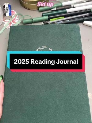 2025 Reading Journal 📚💚🌿🍃 will report back once it’s completely finished 😗 #bookswithagemini #bookish #bookishtiktok #2025 #readingjournal #bujo #journal #journaling #notebooktherapy 