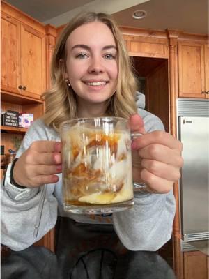 Sugar cookie eggnog latte #coffeewithcarls #sugarcookie #eggnog #sugarcookielatte #sugarcookiesyrup #eggnoglatte #icedlatte #coffee #extracreamyoatmilk #carls #coffeegirl #coffeeathome #homemade 