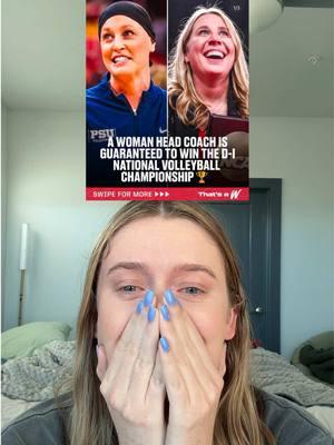 Unless you have been around the sport for decades, you truly cannot comprehend how historic this is. I had a feeling it would be this year with teams like Penn State, Louisville, and Creighton being at the top of their game but I did not expect two of these teams to make the finals. My heart 🥹 #ncaavolleyball #pennstatevolleyball #louisvillevolleyball 