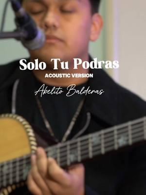 after a quick year, aqui esta Solo tu podras acoustic 🙂‍↕️♥️ #CapCut #amor #abelito #car #nivel #cuh #trokas #triste #novios #gf #marriage 