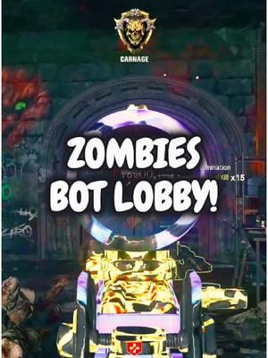 BOT LOBBY Glitch in BO6 Zombies❗️🔥#blackops6 #bo6 #glitch #botlobby #zombies 